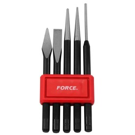 Force - 5 Piece Chisel And Punch Set 2Xchisels And 3Xpunches