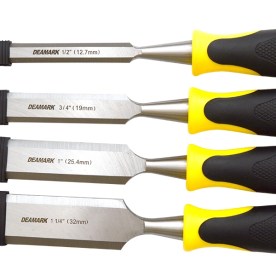 Deamark - 4 Piece Chisel Set With Sharpening Stone Sa-Chi001 - 2 Pack