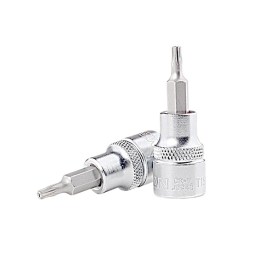 Fixman - 3/8 Dr.Bit Socket T15H Torx Security - 2 Pack