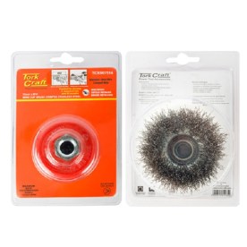Tork Craft - Wire Cup Brush 75 x M14 Crimped Stainless Steel TCw - 2 Pack