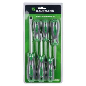 Kaufmann - Screwdriver Set 6 Piecee Soft Grip