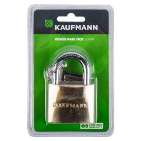 Kaufmann - Lock - Security Accessories - Brass - 50mm - Bulk Pack of 2