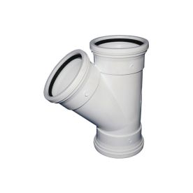 Waste Junction 45Deg Sv Pl 110mm Sabs