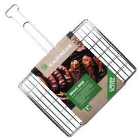 Kaufmann - Braai Grid Chr/Plated Box Med 43cmx33cm - 2 Pack