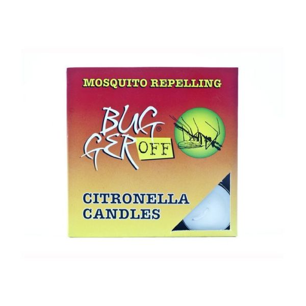 Bugger Off Citronella T-Lite Candles 9 Pack