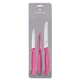 Victorinox - Paring Knife Set Zest 3Piecee Pink