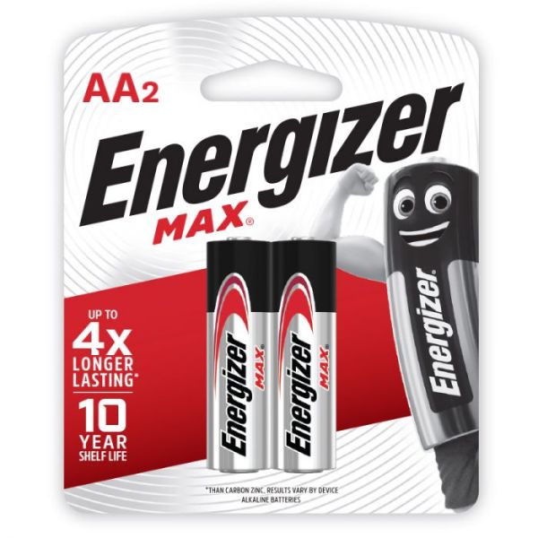 Energizer 1.5v MAX Alkaline AA Battery Card 2