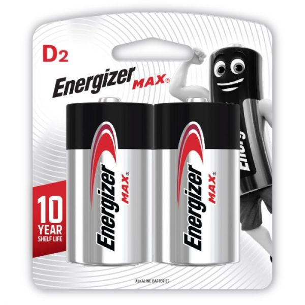 Energizer - Max D - 2 Pack