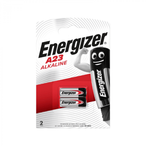 Energizer A23BP2 12v Alkaline A23 Battery Card 2