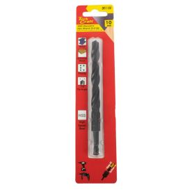 Tork Craft - Drill Bit Hss Standard 10.0mm Hex Shank 1/Card - 2 Pack