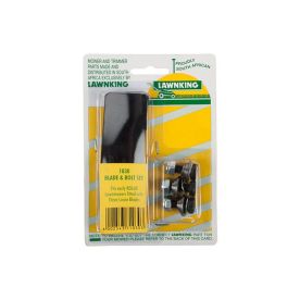 Lawnking - L/Mower Blades 3 & Bolts Rolux - 2 Pack