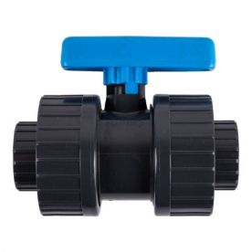 Torrenti - Ball Valve Double Solvent 40mm Pipe 50mm