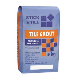 Bulk Pack 2 x Stick A Tile Grout - 5kg - Light Brown