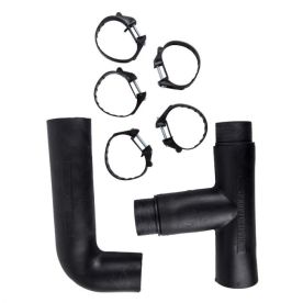 Trap Rubber Dbl Bowl Sink 38X300mm - 2 Pack