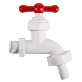 Tap with Nylon Hose Connection - 15mm (Pack of 2)