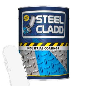 Bulk Pack x 2 Steel Cladd Quick Dry Paint - White 1Litre