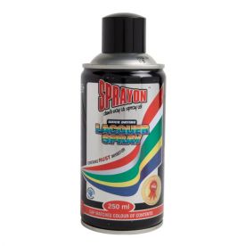 Sprayon Gloss Black Lacquer Spray Paint (250ml)
