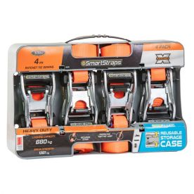 Ratchet Tie Down 4M 4Pc Orng