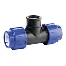 Compression Tee - Female - 40mm x 31mm - Bulk Pack of 2