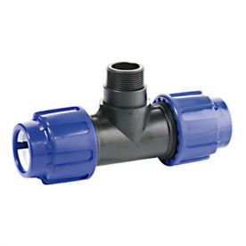 Male Compression Tee - 50mm x 1.5 Inch