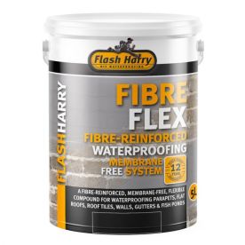 Flash Harry Fibre Flex Waterproofing - Brown (1L)