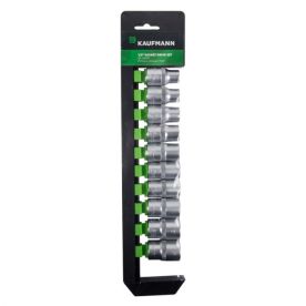 Kaufmann - 1-2 Drive 10-19mm Socket Set