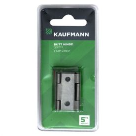 Kaufmann Butt Hinge 65mm Brass Plated (Pair)