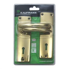 Kaufmann - Lockset 3 Lever Sabs Lock & Bp Handle
