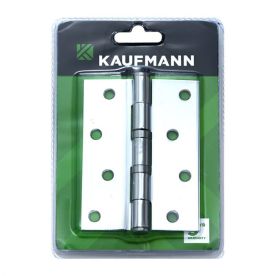 Kaufmann Butt Hinge Ball Bearing 100mm Chrome Plated (Pair)