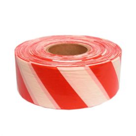 Barrier Tape - Red & White (75mm x 100m - Pack of 2)