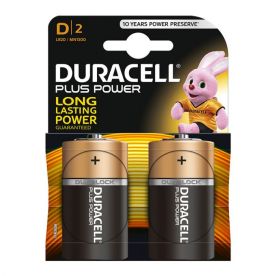 Duracell Plus D Alkaline Batteries - 2 Pack (Parallel Import)