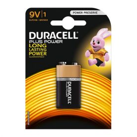 Duracell - Alkaline Batteries - General Purpose Batteries - 9V Plus