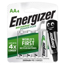Energizer Recharge: 2000 Mah Aa - 4 Pack