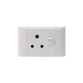 Cbi - Plug Switch Horizontal 2X4 White