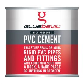 Bulk Pack x 2 Glue Devil 500ml High Pressure PVC Weld