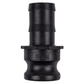 Camlock PP Type E Male Adaptor x Hose Tail - 100mm