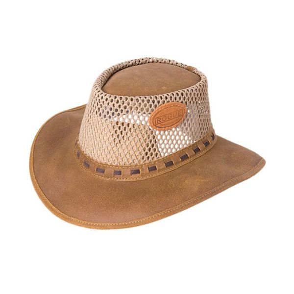Rogue Hat Breezy Pampalona Suede Khaki - M