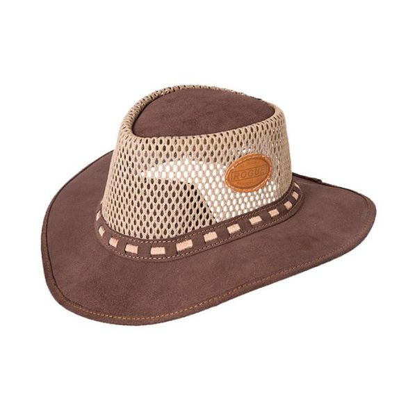 Rogue Hat Breezy Airhead Canvas Mesch Chocolate - L