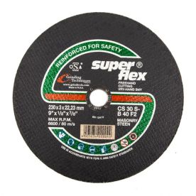 Grinding Techniques - Superflex - Masonry Cutting Disc - 23cm