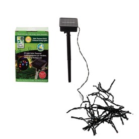 Garden String Lights - Outdoor Accessories - Solar - Coloured - 50 LED