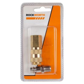 Rockworth - Coupler Quick Female & Press-In Male 1/4