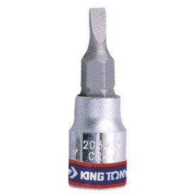 King Tony - Socket Slotted Bit - 1/4 Inch - 5.5mm - 2 Pack