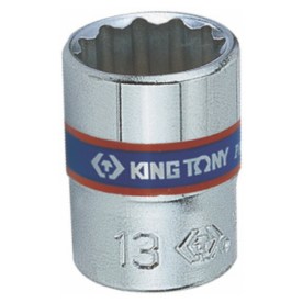 King Tony - Socket Standard 1/4" X 13mm 12P - 2 Pack
