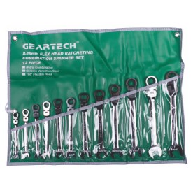 Micro-Tec - Wrench Ratchet Flex 8-19Mm Set