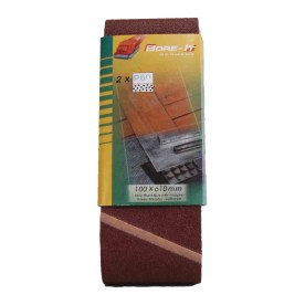 Bore-it - Sanding Belt - 100 X 610mm - 60grit - 2/pkt - 2 Pack