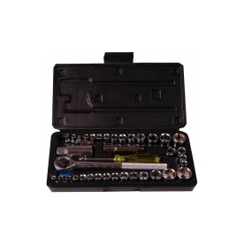 Socket Set - 1/4 Inch and 3/8 Inch Drive - 40/pce