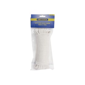 Dejuca - Cotton Sash Cord - 7mm X 10m - Cord - 7mm - (hank) - 2 Pack