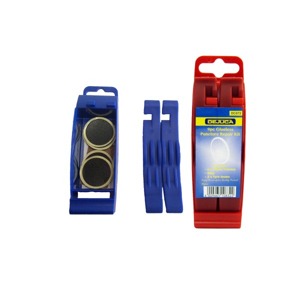 Puncture Repair Kit - Glueless - 9/Card + Tyre Levers - 2 Pack