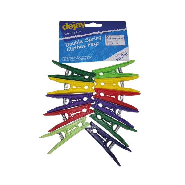 Dejay - Clothing Pegs - 12/pkt - A83