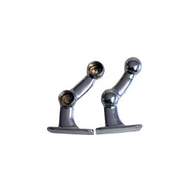 Towel Rail Bracket - 19mm - Twin - Cp - 156 - Pair - 2 Pack